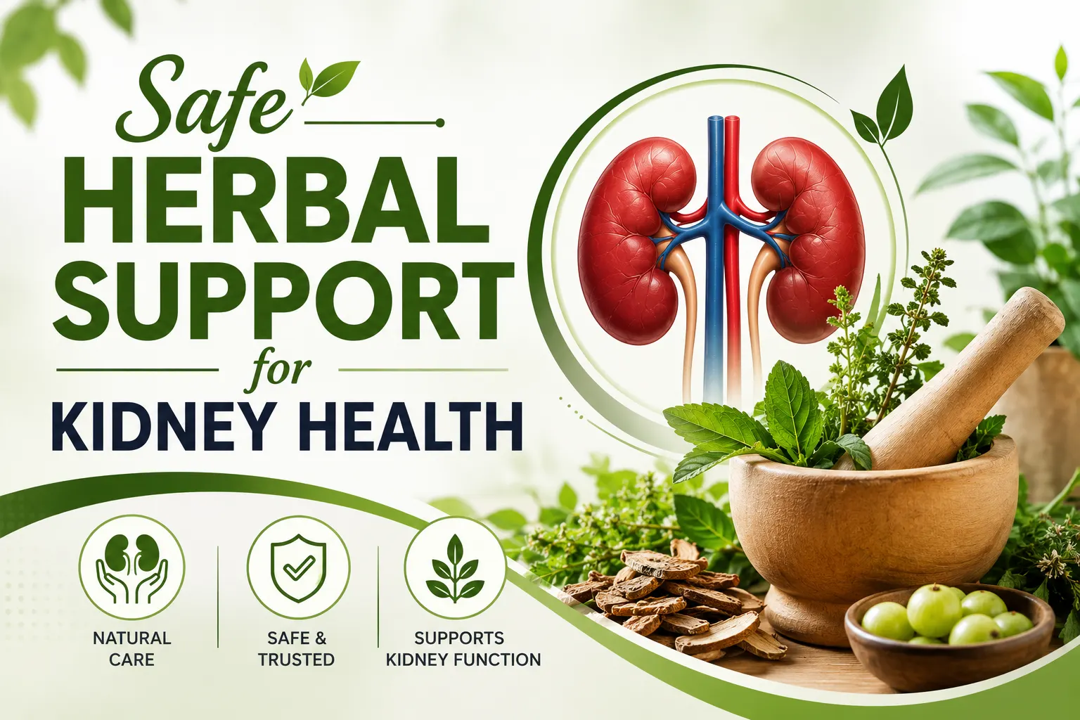 Safe Herbal Support for Kidney Health